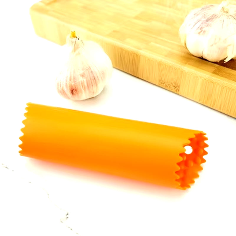 Garlic Peeler Skin Remover Roller Keeper,Easy Quick to Peeled Garlic Cloves with Silicone Tube Roller Garlic Peeling